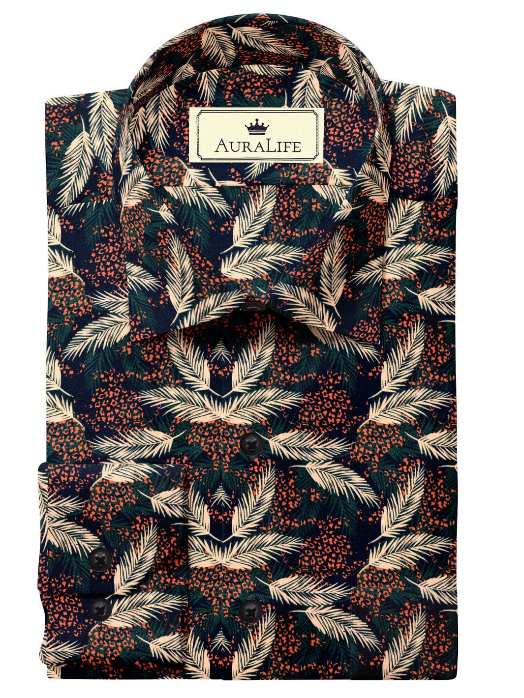 Custom Tailored Multicolor Printed Cotton Shirt - CUS-10431