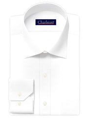 Men's Premium Cotton Blend Plain Shirt - White (10193)