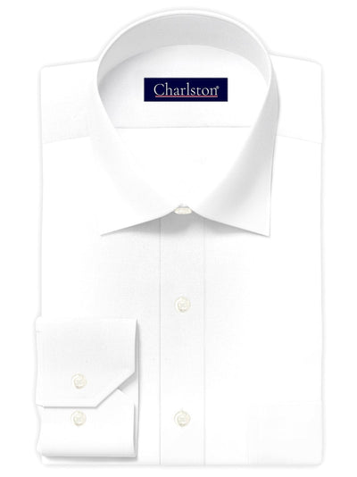 Men's Premium Cotton Blend Plain Shirt - White (10193)