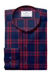 Customized Shirt Made to Order from Premium Giza Cotton Checks Fabric Multicolor - CUS-10221
