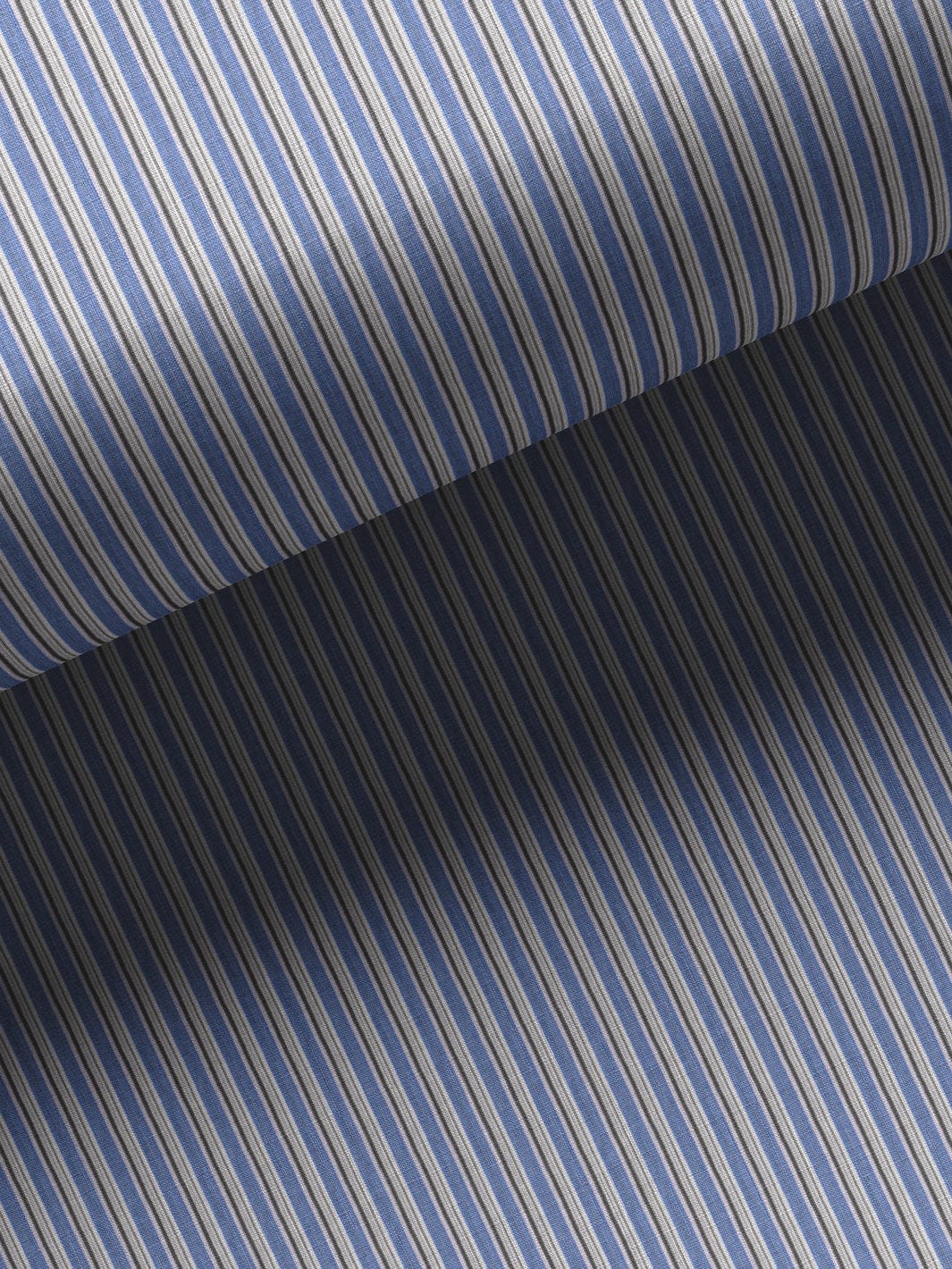 Custom Tailored Sky Blue Pure Cotton Checked Shirt - CUS-10434