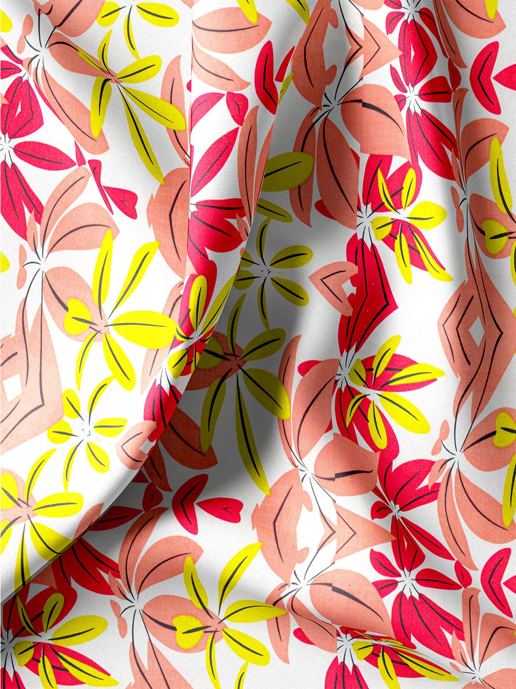 Custom Tailored Multicolor Printed Cotton Shirt - CUS-10401