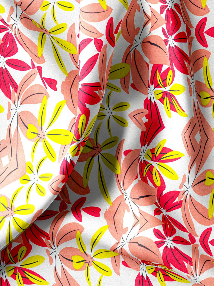 Custom Tailored Multicolor Printed Cotton Shirt - CUS-10401