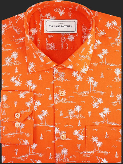 Party Wear Shirt Printed -The Shirt Factory