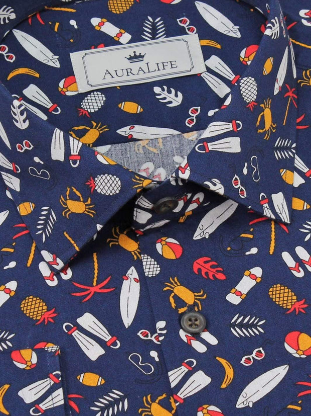 Party Wear Shirt Printed -The Shirt Factory