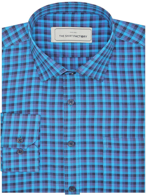 Casual Wear Shirt Check -The Shirt Factory