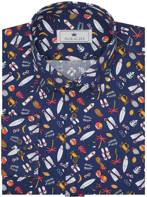 Party Wear Shirt Printed -The Shirt Factory