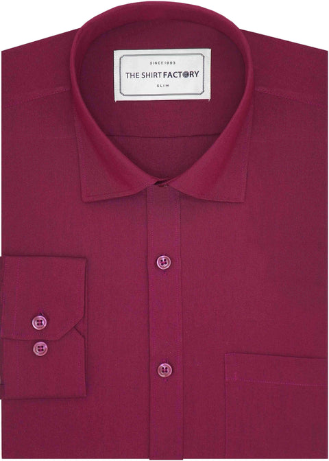 Formal Business Shirt Plain -The Shirt Factory