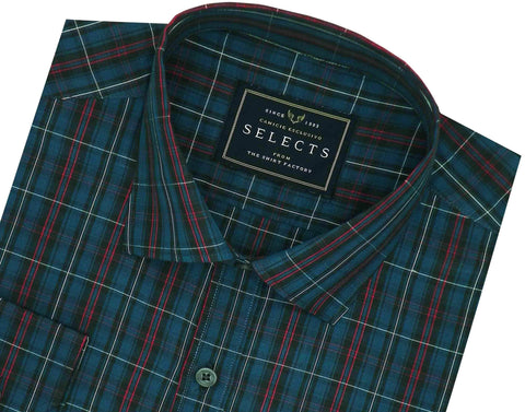 Casual Wear Shirt Check -The Shirt Factory