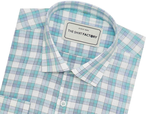 Casual Wear Shirt Check -The Shirt Factory